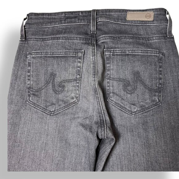 Ag Jeans Adriano Goldschmied Farrah Skinny High Rise Jean Stretch Grey Mist 25R - Picture 4 of 7